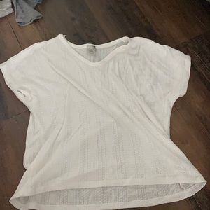 Paper Crane White Short Sleeve Top